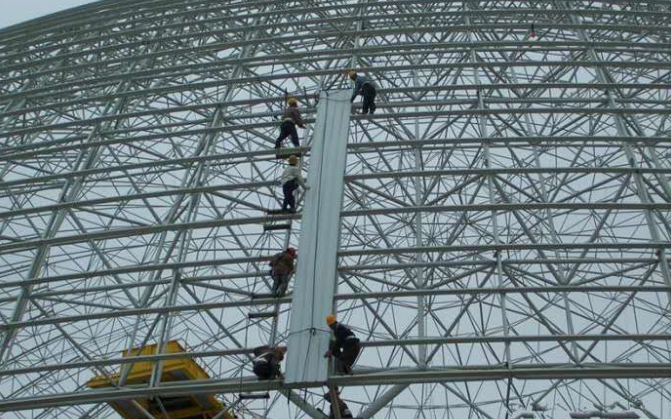 漯河网架装配好以后应当留神哪八项验收事件